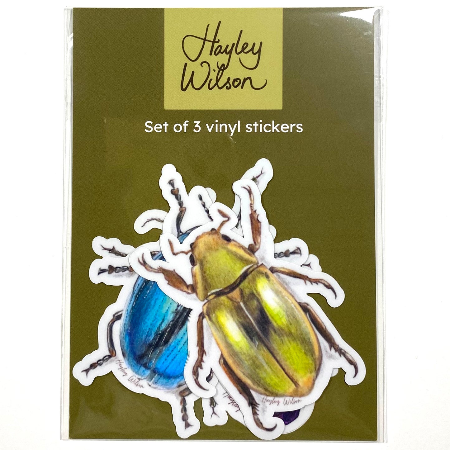 Scarab Beetle Sticker Set