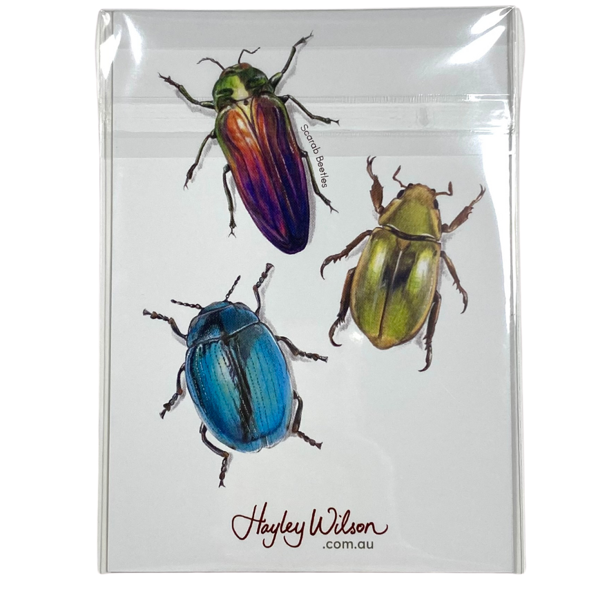 Scarab Beetle Sticker Set