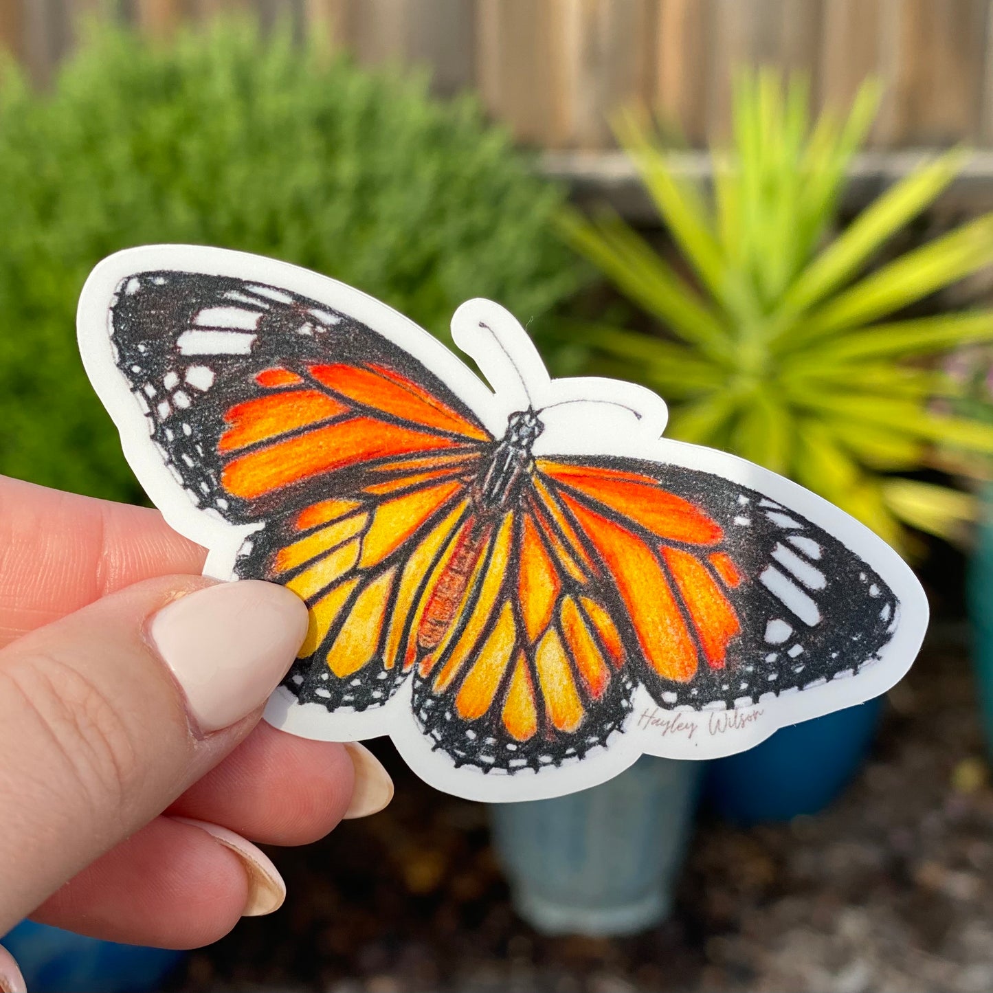 Monarch Butterfly Sticker