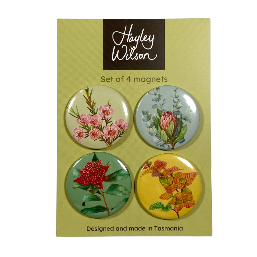 Flora Magnet Set of 4