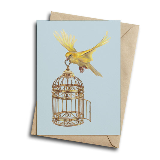 Flying Free Greeting Card