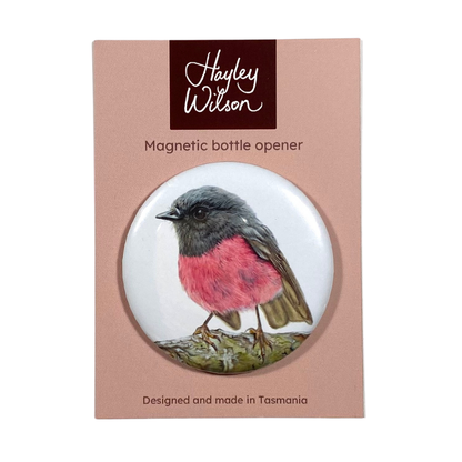 Pink Robin Magnet