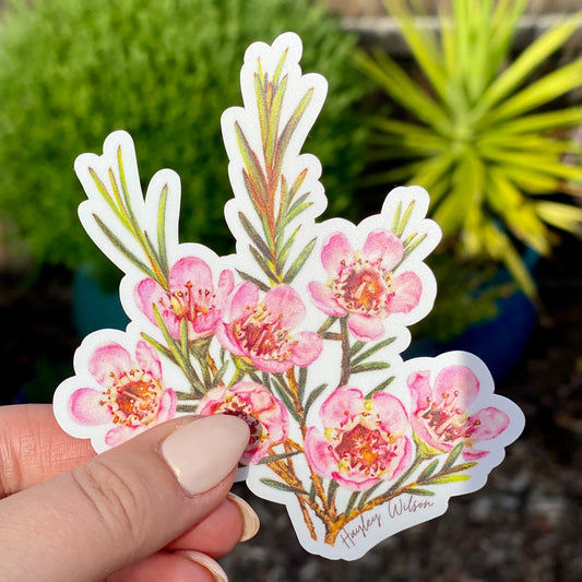 Wax Flowers Sticker