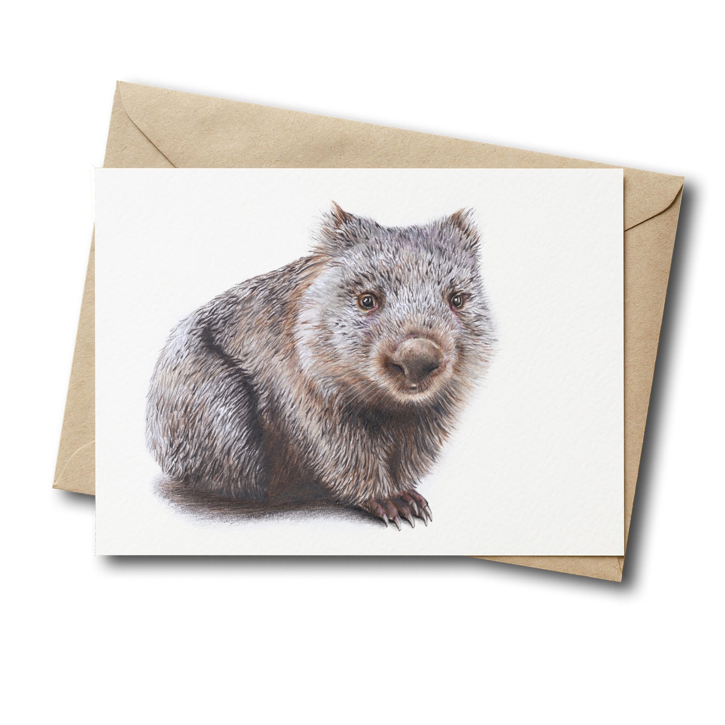 Wombat Greeting Card