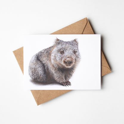 Wombat Greeting Card